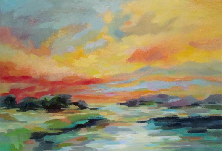 July Sunset by Silvia Vassileva