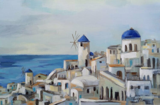 Santorini View I by Silvia Vassileva