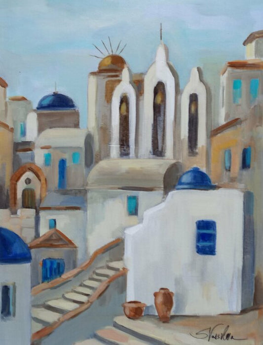 Santorini View III by Silvia Vassileva