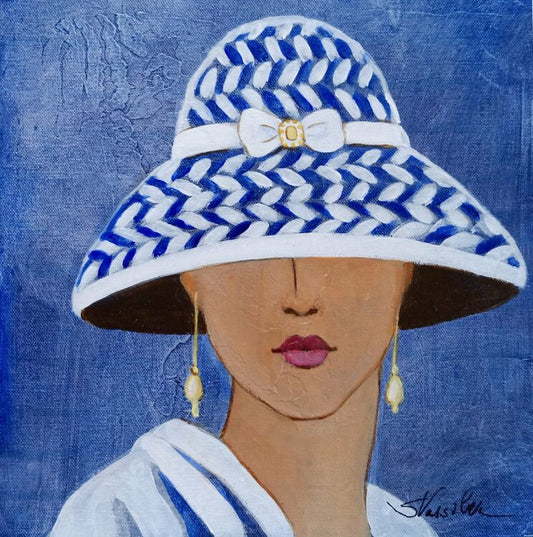 Lady with Hat II by Silvia Vassileva