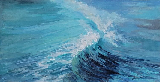 Aquamarine Wave by Silvia Vassileva