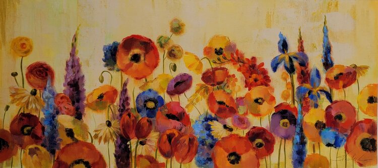 Joyful Garden Hues by Silvia Vassileva
