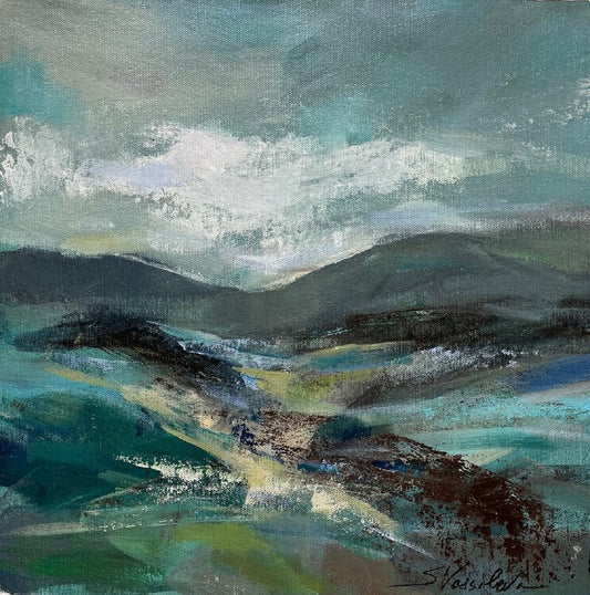 Turquoise Slopes I by Silvia Vassileva