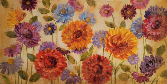 Asters and Mums by Silvia Vassileva