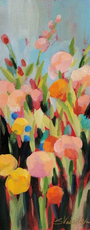 Vivid Flowerbed II by Silvia Vassileva