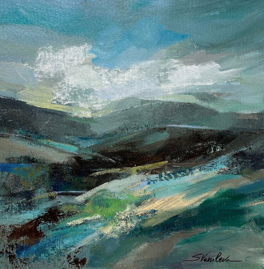 Turquoise Slopes II by Silvia Vassileva