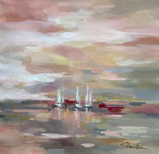 Crimson Waves by Silvia Vassileva
