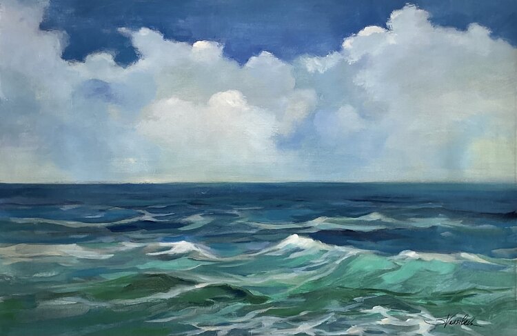 Emerald wave by Silvia Vassileva