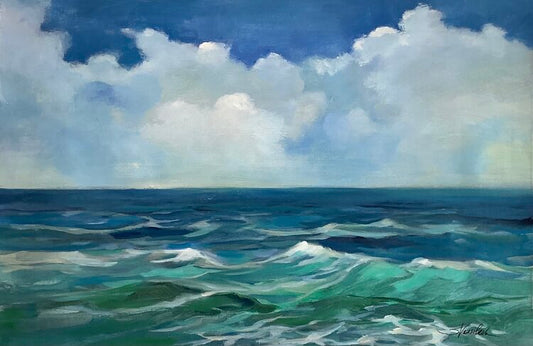 Emerald wave by Silvia Vassileva