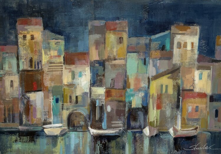Evening Port by Silvia Vassileva