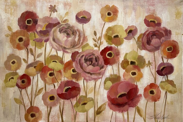 Blushing Flowers by Silvia Vassileva
