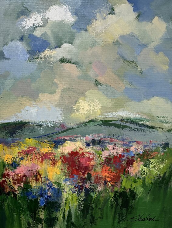 Green Meadow II by Silvia Vassileva