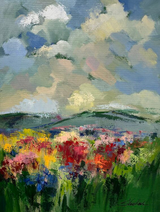 Green Meadow II by Silvia Vassileva