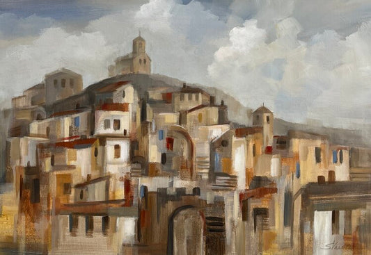 Town on the Hill by Silvia Vassileva