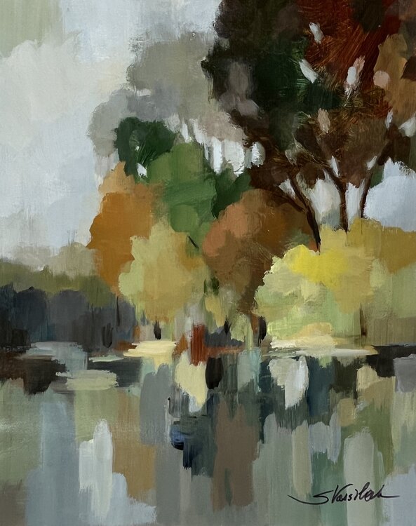 Lake in the Park II by Silvia Vassileva