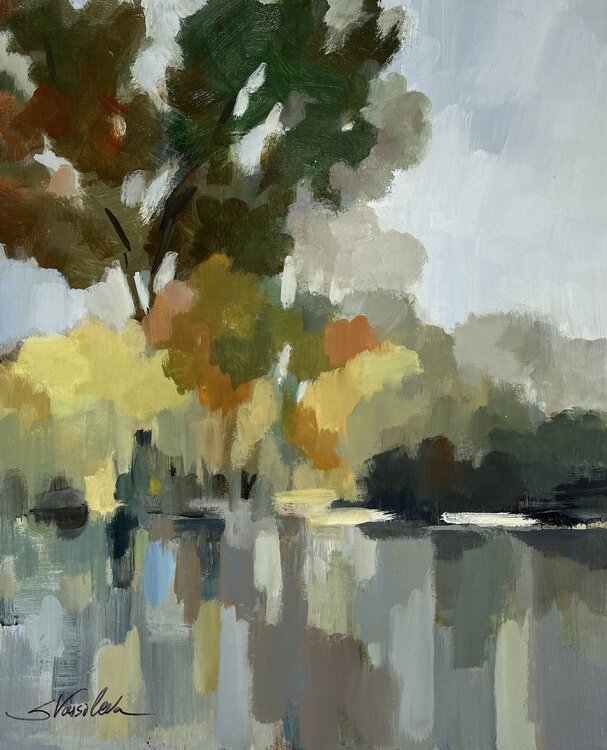 Lake in the Park I by Silvia Vassileva