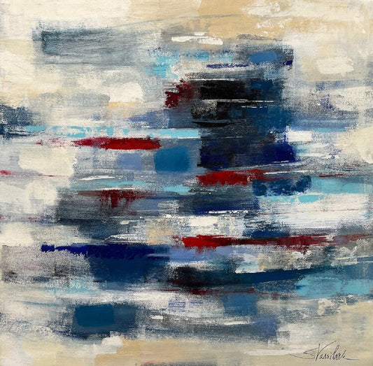 Crimson Ocean Wave by Silvia Vassileva