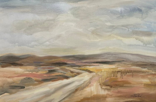 White Desert Road by Silvia Vassileva