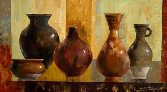 Glazed Pots by Silvia Vassileva