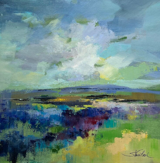 Purple Field by Silvia Vassileva