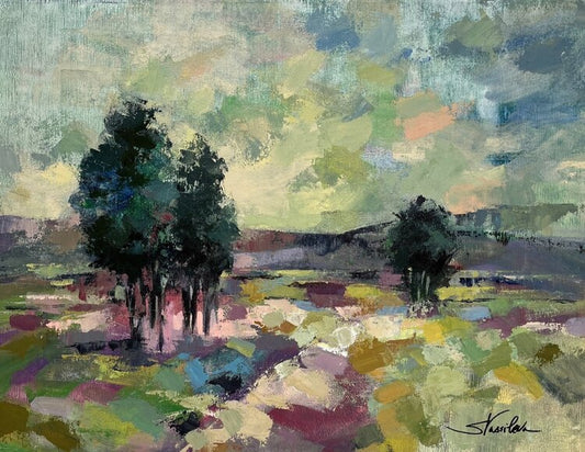 Mauve Fields by Silvia Vassileva