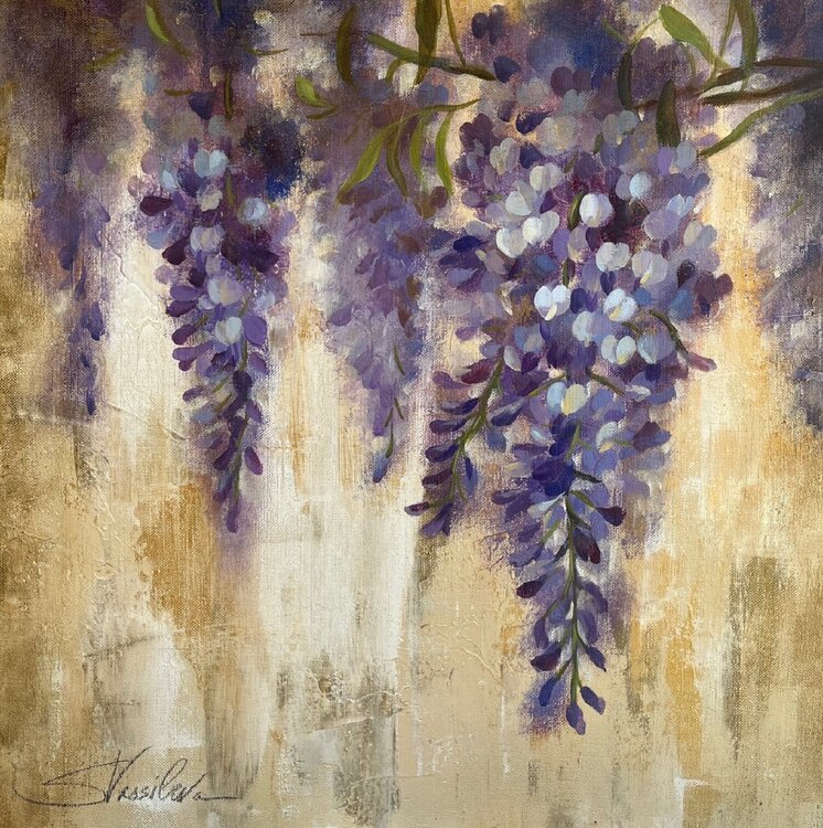 Wisteria Branches by Silvia Vassileva