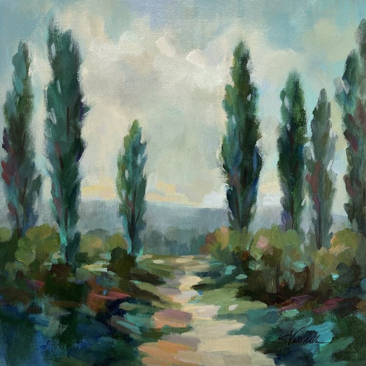 Majestic Poplars by Silvia Vassileva