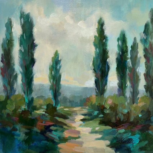 Majestic Poplars by Silvia Vassileva