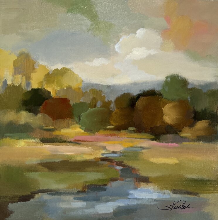 Yellow Trees by Silvia Vassileva