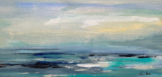 Turquoise Sea Waves II by Silvia Vassileva