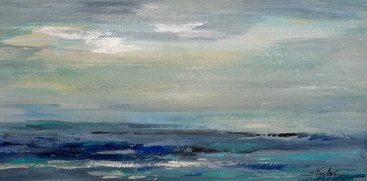 Turquoise Sea Wave I by Silvia Vassileva
