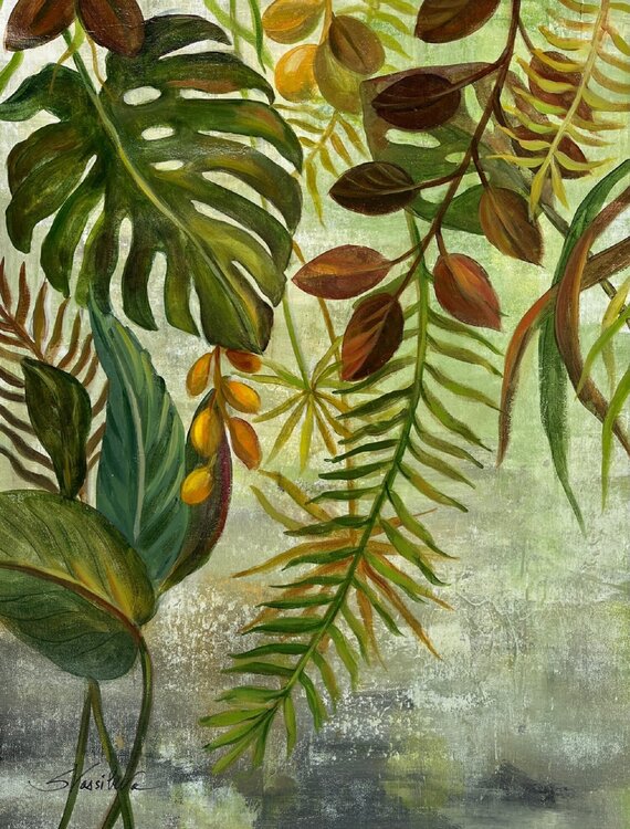 Tropical Greenery I by Silvia Vassileva