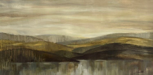 Hills by the River by Silvia Vassileva