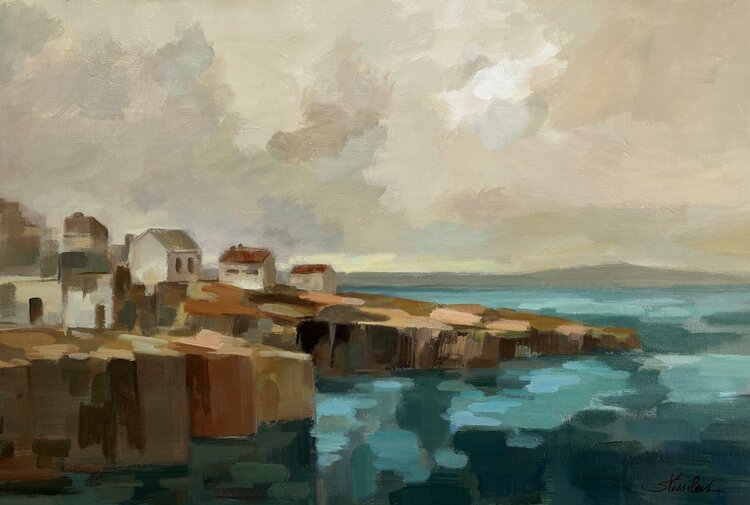 Southern Coast Town by Silvia Vassileva