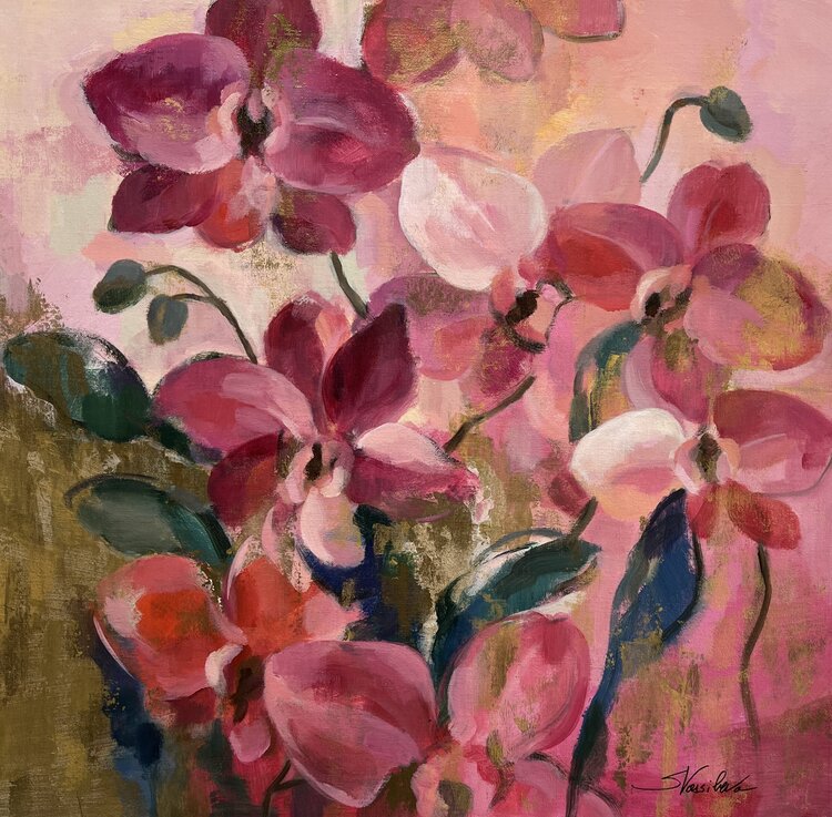 Abstract Orchids by Silvia Vassileva