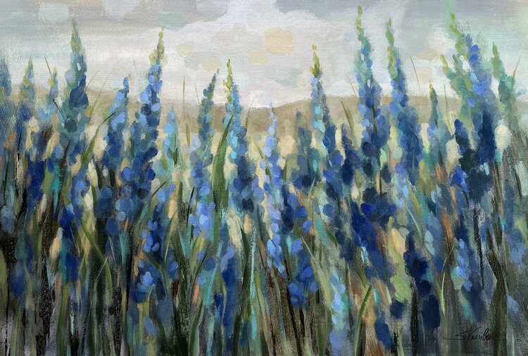 Blue Meadow by Silvia Vassileva