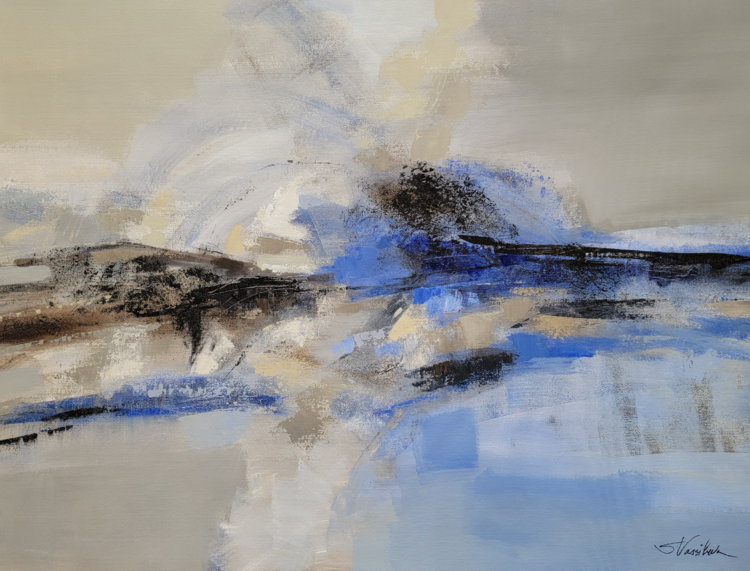 Sapphire Waves by Silvia Vassileva