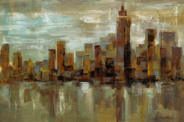 Manhattan - Misty Day by Silvia Vassileva