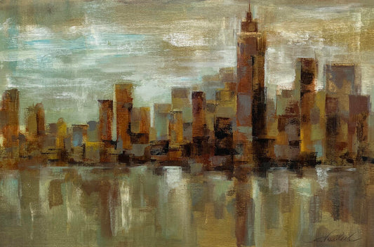 Manhattan - Misty Day by Silvia Vassileva