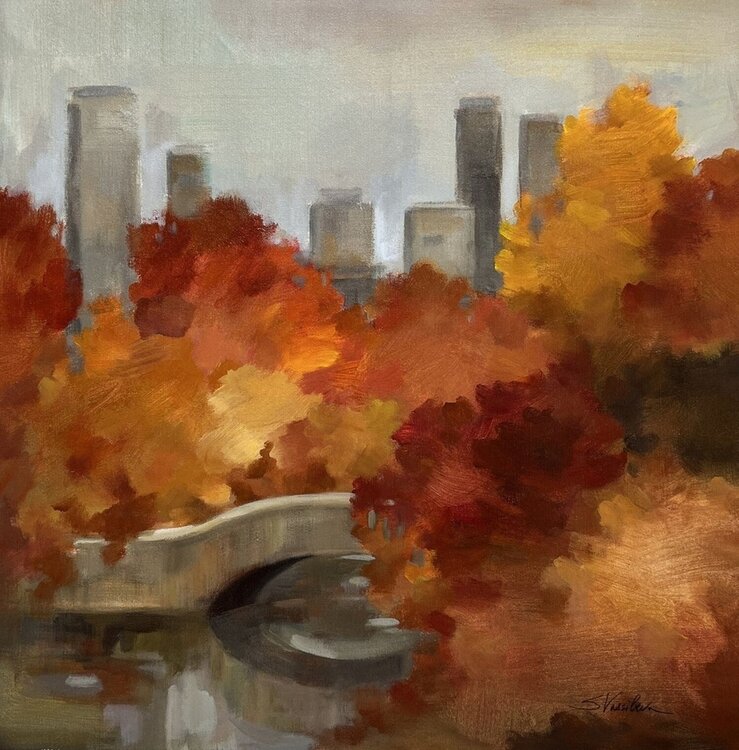 Central Park Autumn by Silvia Vassileva