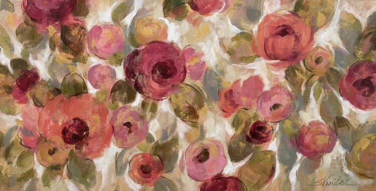 Glorious Pink Floral by Silvia Vassileva