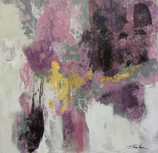 Plum Mono-type by Silvia Vassileva