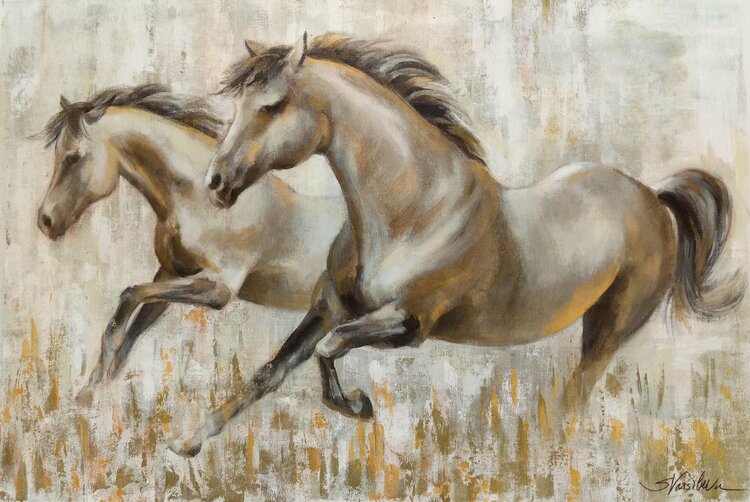 Running Horses by Silvia Vassileva