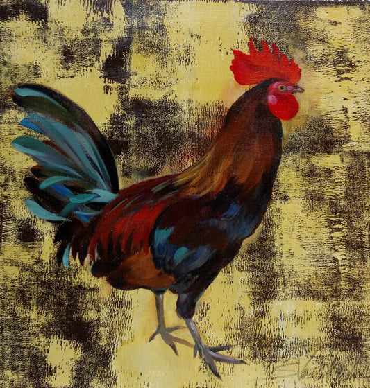 Rooster in the Sun by Silvia Vassileva