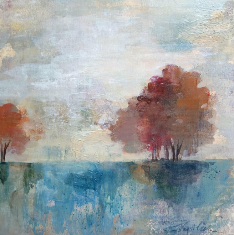 Landscape Monotype by Silvia Vassileva