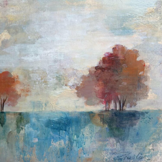 Landscape Monotype by Silvia Vassileva