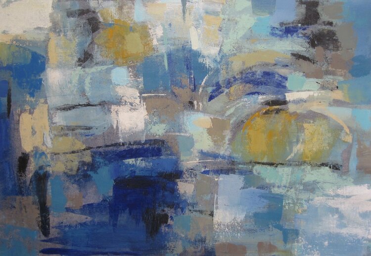 Ultramarine Waves I by Silvia Vassileva