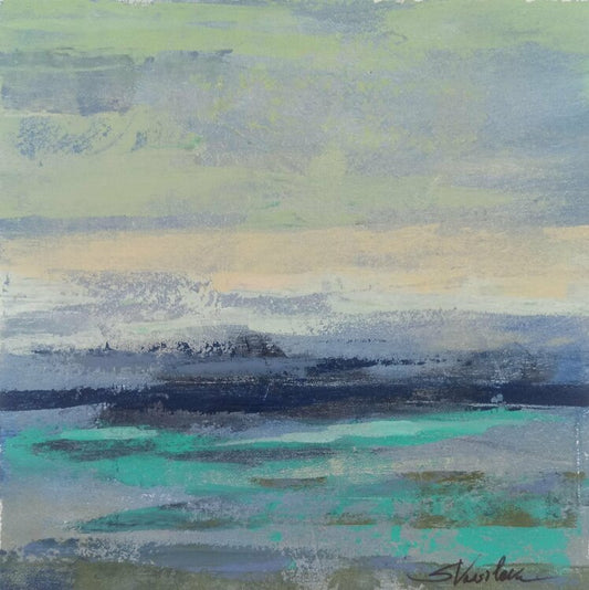 Teal Wave II by Silvia Vassileva