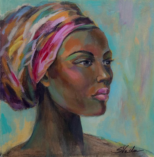 African Woman I by Silvia Vassileva