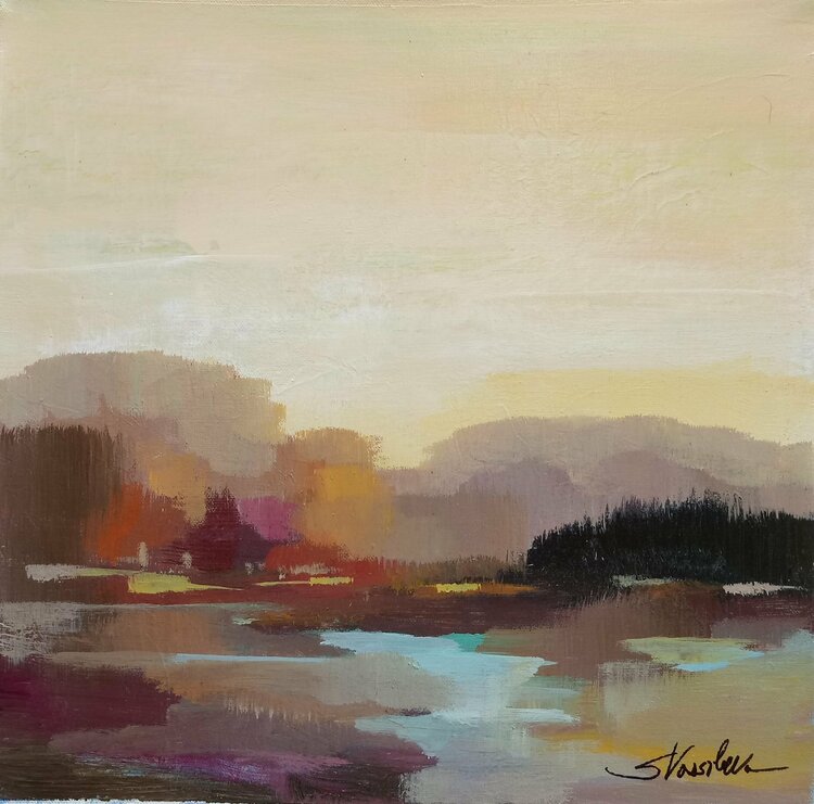 Maroon Landscape by Silvia Vassileva